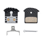 SHIMANO Plaquettes Frein Metal J04C Incl Ressort/Vis Par 1 paire