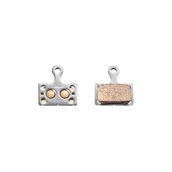 SHIMANO Plaquettes Frein Metal K04S Incl Ressort/Vis Par 1 paire