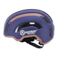 Casque urbain Auvray Safe bleu marine-marron avec éclairage intégré – vue 5