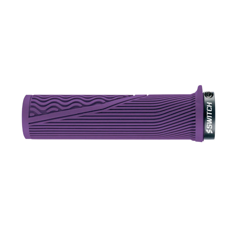 Poignées VTT Switch Drift Lock-On (paire) – Violet