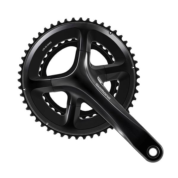 SHIMANO Pédalier 12v Noir FC-RS520 50-34D