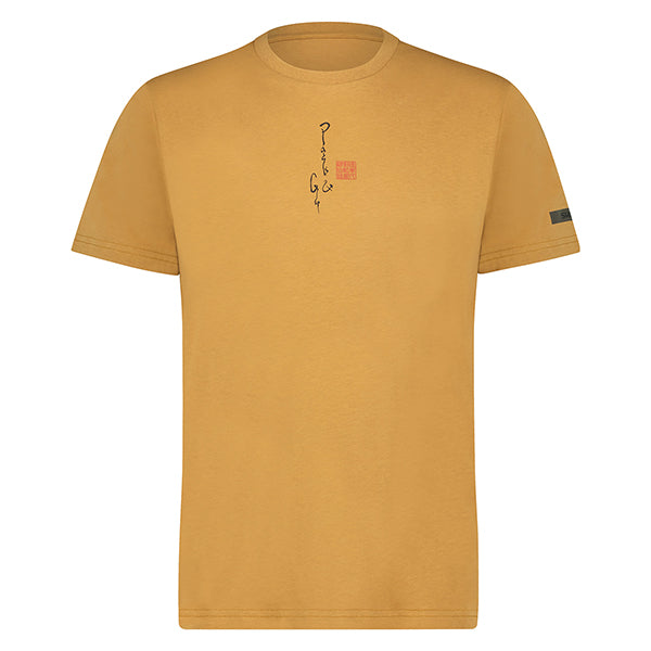 SHIMANO Tee-Shirt Sentiero Jaune Moutarde