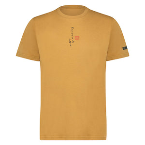 SHIMANO Tee-Shirt Sentiero Jaune Moutarde