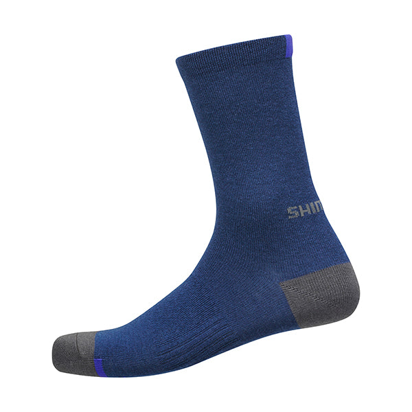 SHIMANO Chaussette Perfo Hiver Bleu Marine