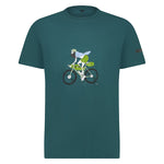 SHIMANO T-Shirt Sentiero Bleu Océan