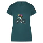 SHIMANO T-Shirt Sentiero Femme Bleu Océan