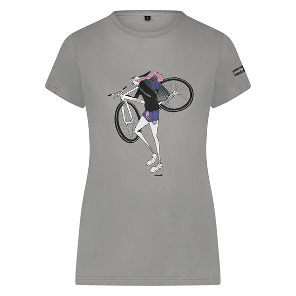 SHIMANO T-Shirt Sentiero Femme Gris