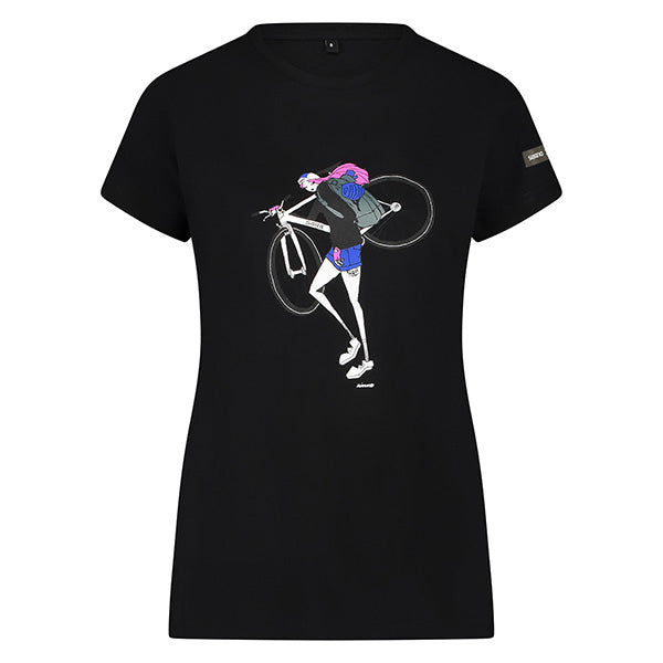 SHIMANO T-Shirt Sentiero Femme Noir