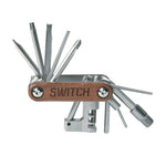 Outil multifonction Switch corps bois 11 fonctions avec dérive-chaîne
