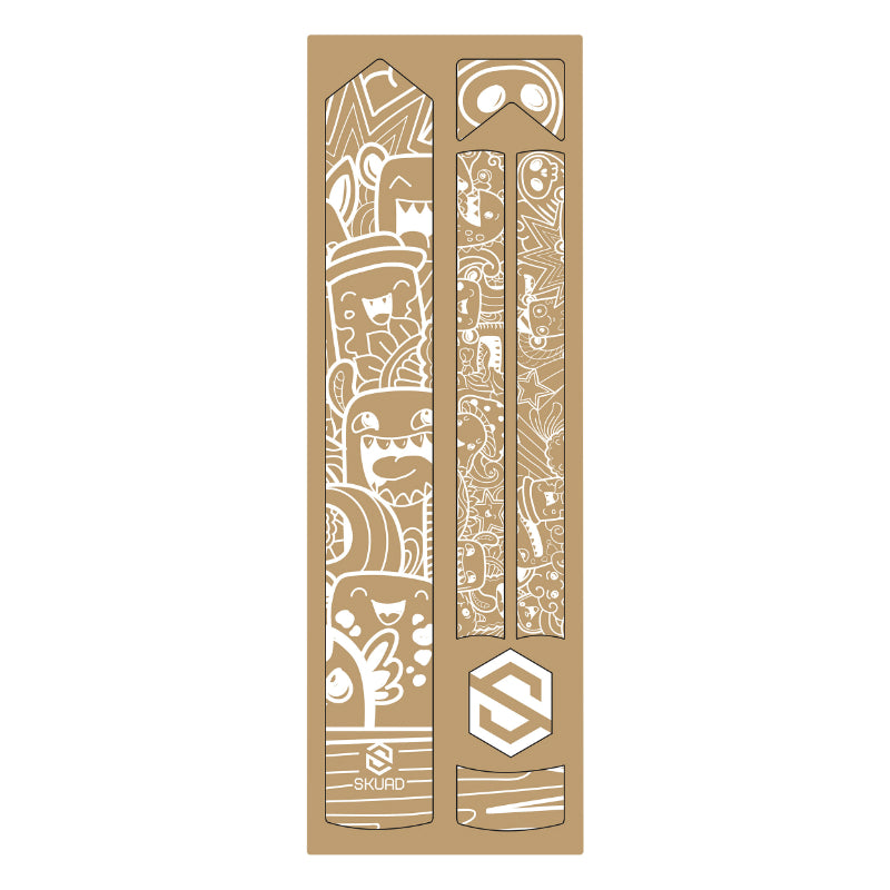 Sticker de protection Skuad 3M – Cadre Comics blanc