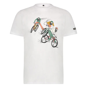 SHIMANO T-Shirt Sentiero Blanc/Gris