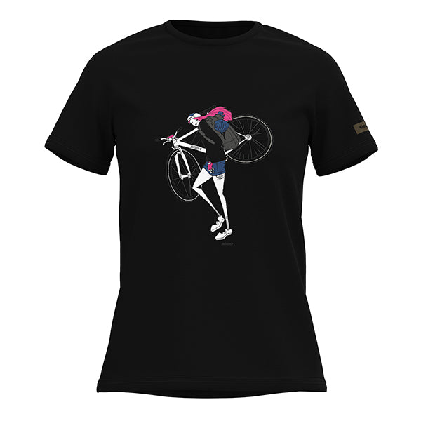 SHIMANO T-Shirt Sentiero Femme Noir