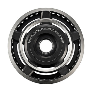 SHIMANO Plateau FC-E6000, STEPS, SM-CR 44D Ss garde chaine, Noir/Arge