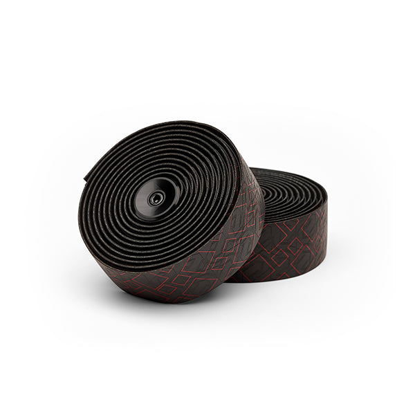 PRO Ruban Cintre Peaked Team PU / 2.5mm Noir/Rouge
