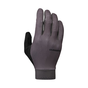 SHIMANO Gants Long Explorer Gel Marron Cèdre