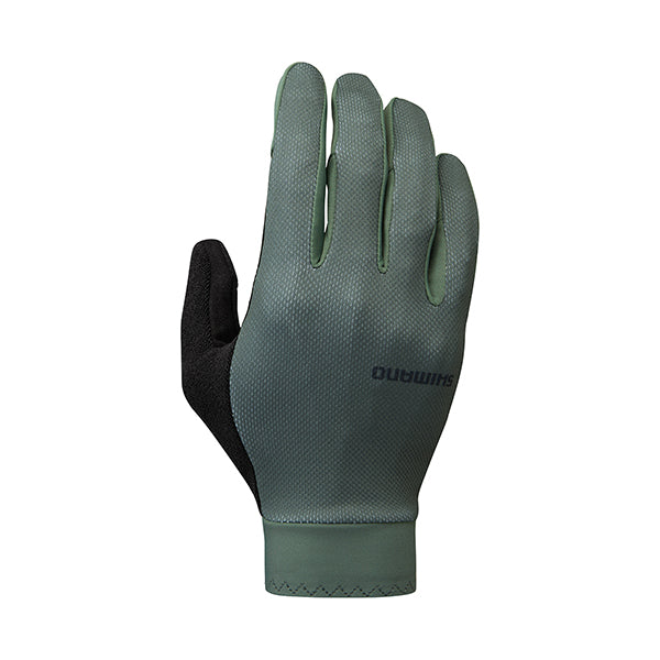 SHIMANO Gants Long Explorer Gel Vert Olive
