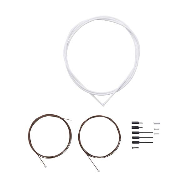 SHIMANO Kit Cable Gaine Route Route Polymer Blanc