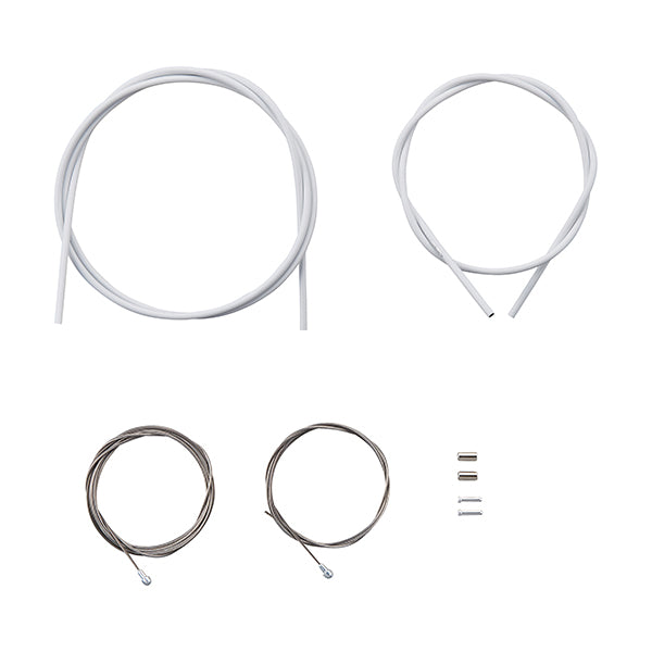 SHIMANO Kit Cables Gaines Frein PTFE Route Blanc