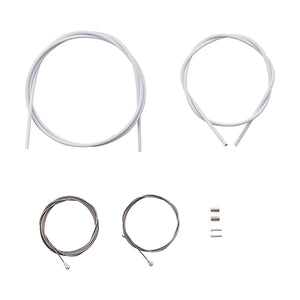 SHIMANO Kit Cables Gaines Frein PTFE Route Blanc