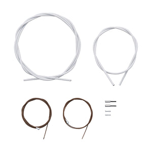 SHIMANO Kit Cables Gaines Frein Rte Polymer Blanc