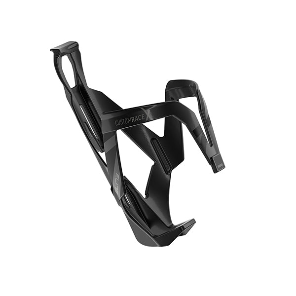 Porte-bidon Elite Custom Race X – Noir brillant logo blanc