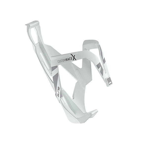Porte-bidon Elite Custom Race X – Noir brillant logo rouge