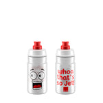 Bidon Elite Jet – Transparent logo rouge 350 ml