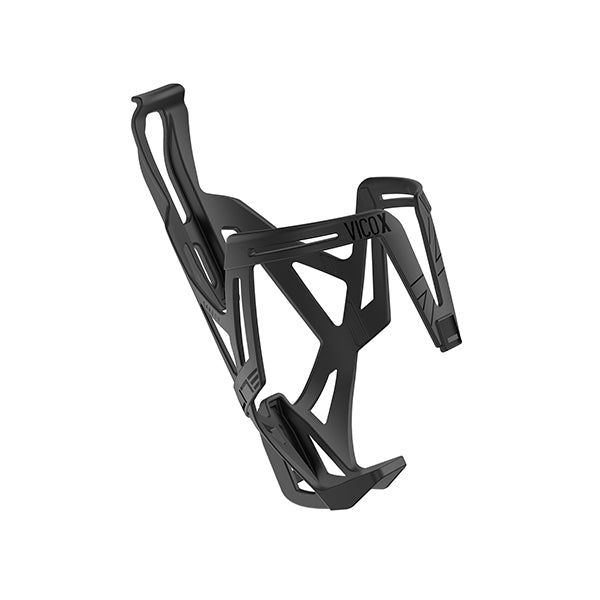 Porte-bidon carbone Elite Vico X – Noir mat logo noir