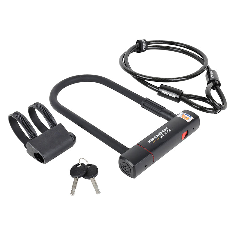 Antivol U Trelock U4 Plus 108 x 230 mm Ø 14 mm avec câble – vue 4