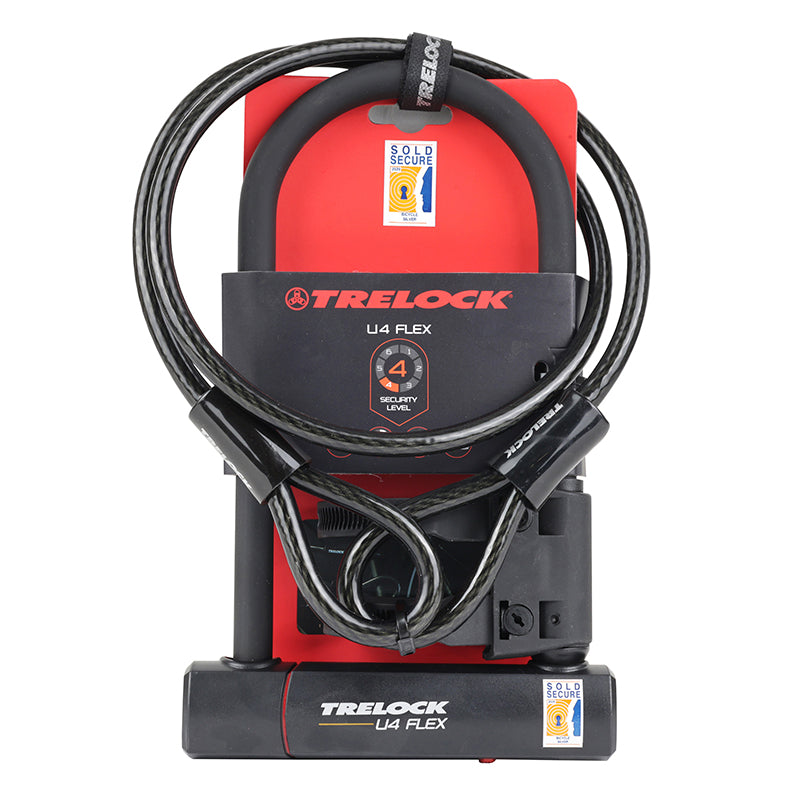 Antivol U Trelock U4 Plus 108 x 230 mm Ø 14 mm avec câble