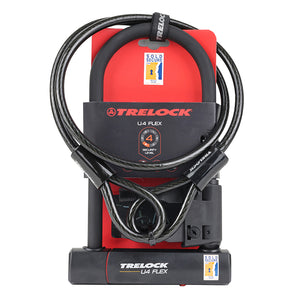 Antivol U Trelock U4 Plus 108 x 230 mm Ø 14 mm avec câble