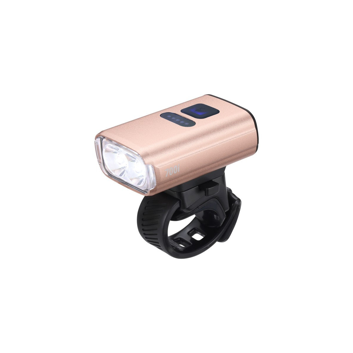 Eclairage avant NanoStrike 700i, indicateur batterie, USB-C Rose BBB