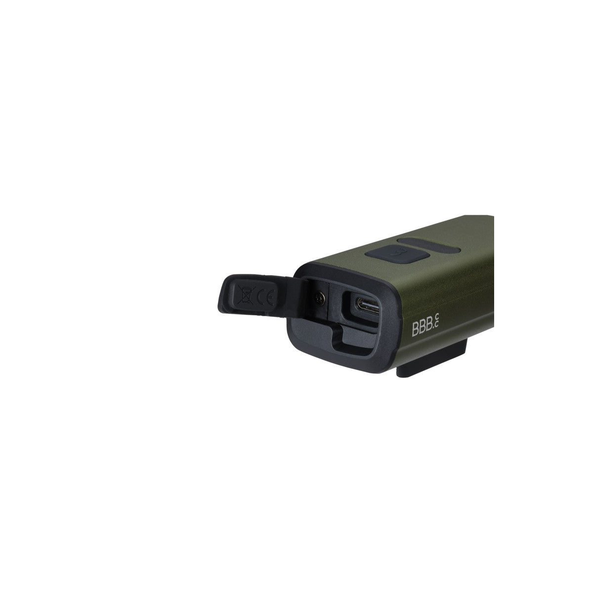 Eclairage avant NanoStrike 1000i, indicateur batterie, USB-C Vert BBB