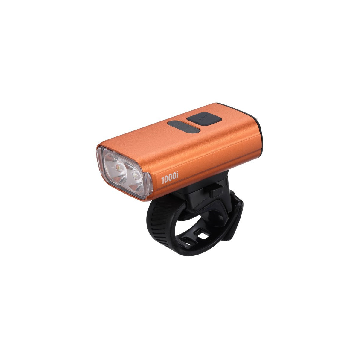 Eclairage avant NanoStrike 1000i, indicateur batterie, USB-C Orange BBB