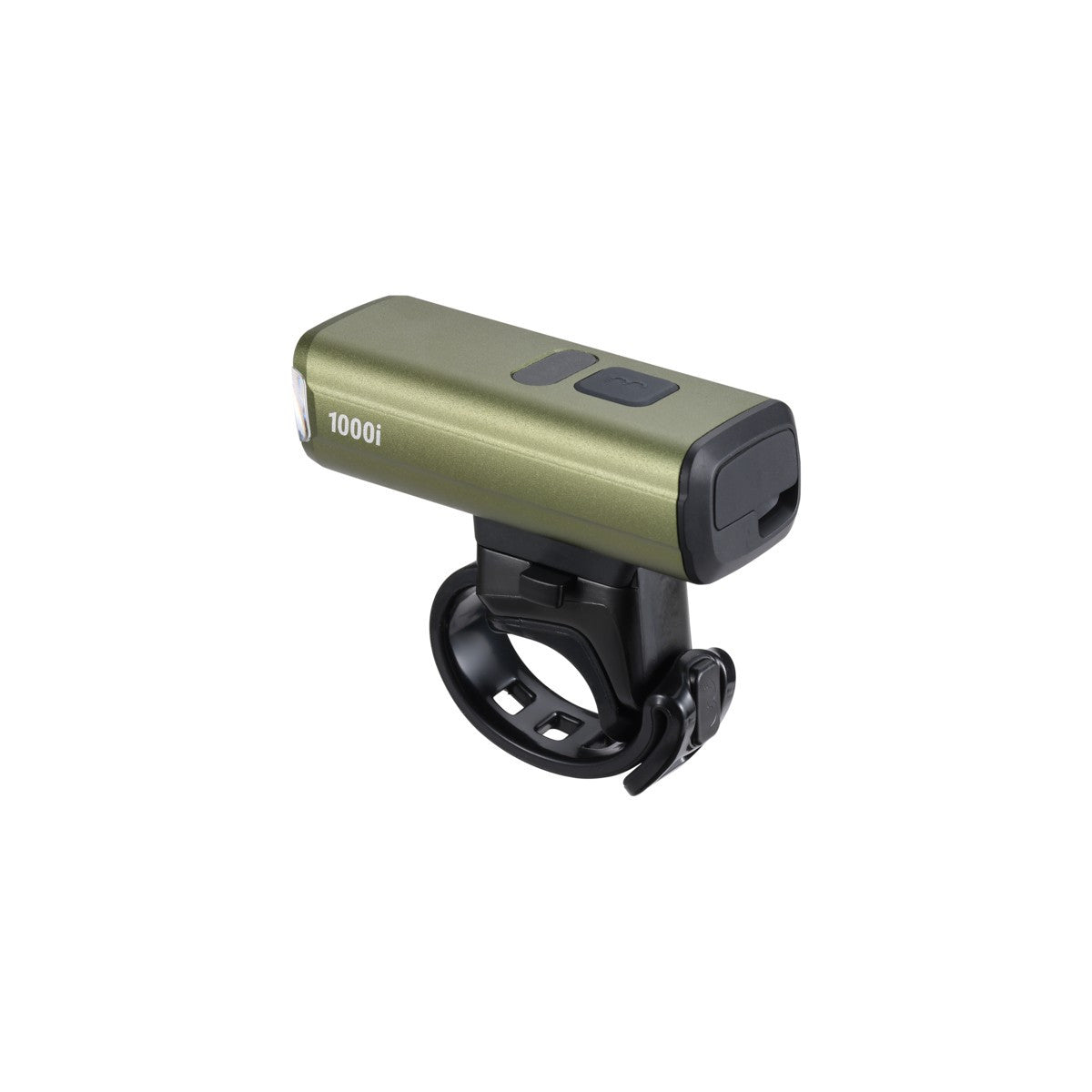 Eclairage avant NanoStrike 1000i, indicateur batterie, USB-C Vert BBB