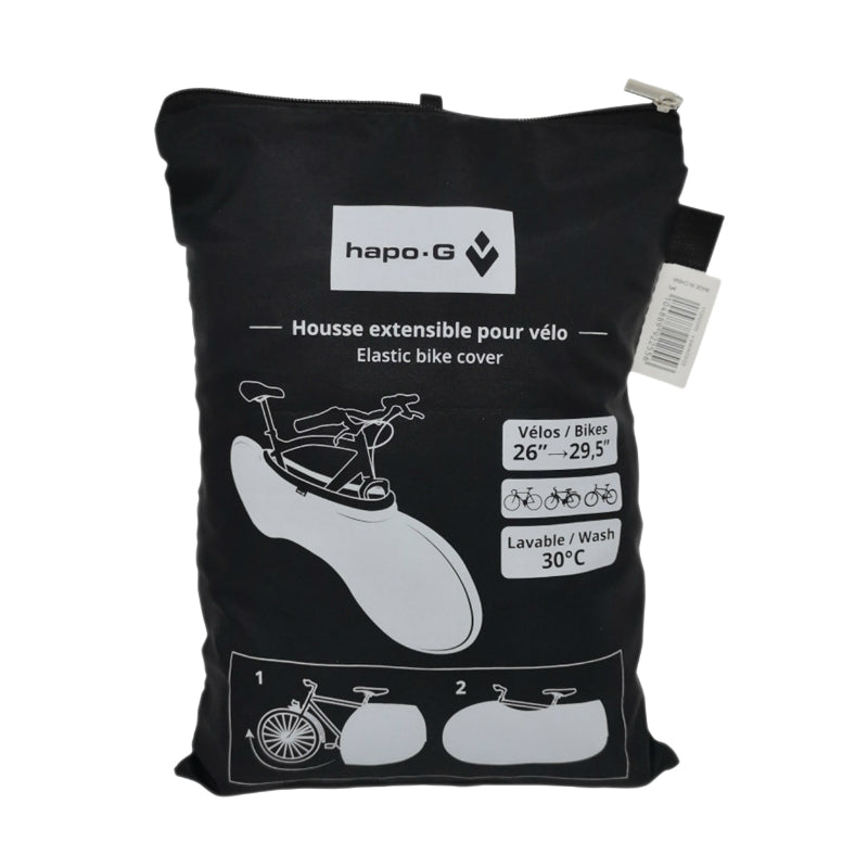 Housse de protection vélo noire 26" à 29" et route