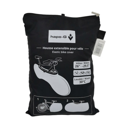 Housse de protection vélo noire 26" à 29" et route