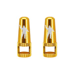 Bouchons de valve tubeless Presta Michelin (paire) – Or
