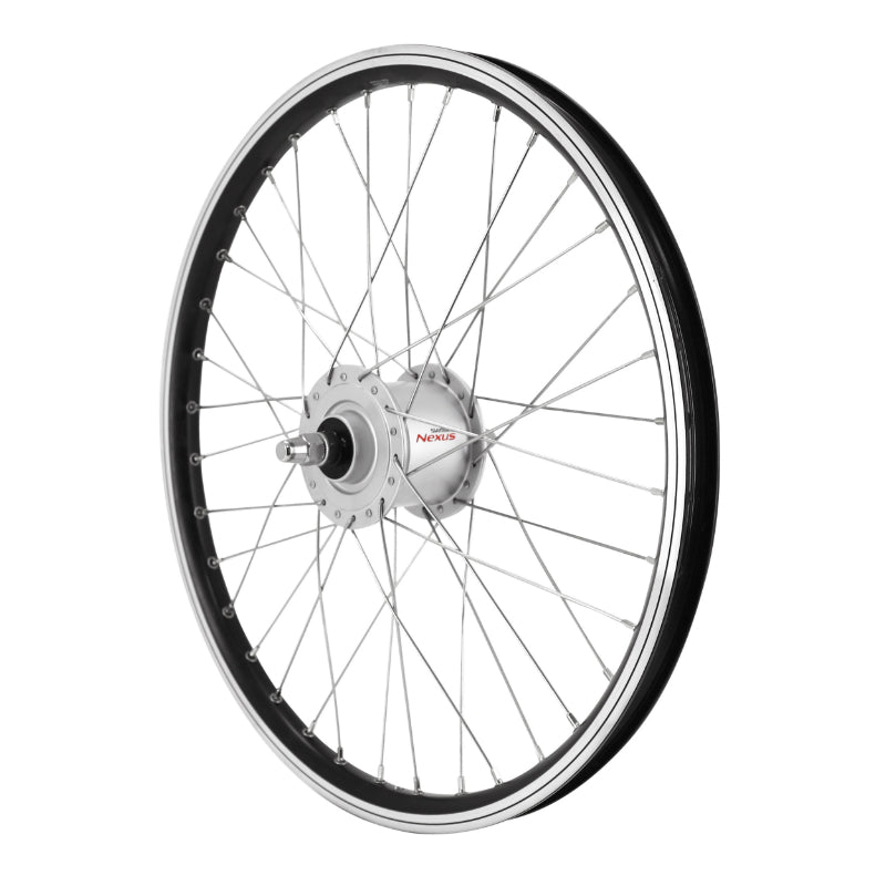 Roue avant VTT 20" ER10 noire moyeu dynamo Shimano 3 W – vue 4