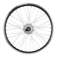 Roue avant VTT 20" ER10 noire moyeu dynamo Shimano 3 W – vue 3