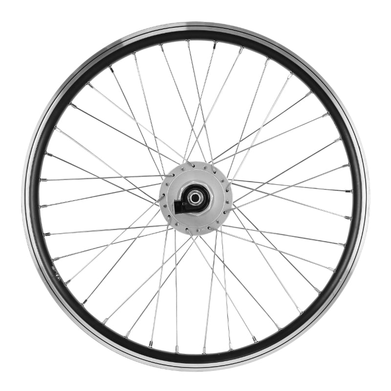 Roue avant VTT 20" ER10 noire moyeu dynamo Shimano 3 W – vue 3
