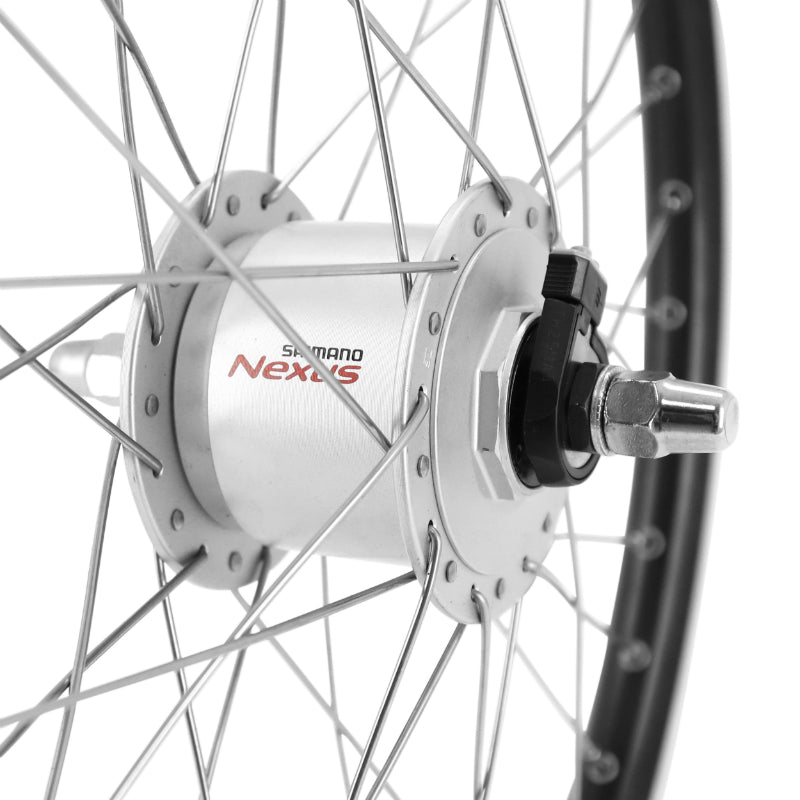 Roue avant VTT 20" ER10 noire moyeu dynamo Shimano 3 W – vue 2