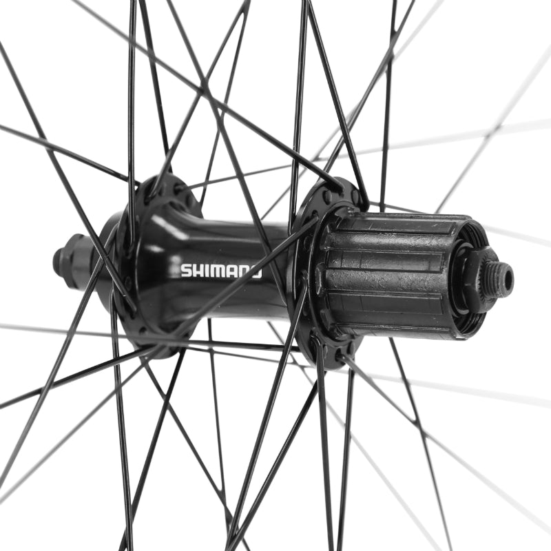 Roue arrière route 700 Elan CFX noire Shimano Sora cassette 8-10 v – vue 2