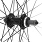 Roue arrière VTC 700 ER10 noire roue libre – vue 2