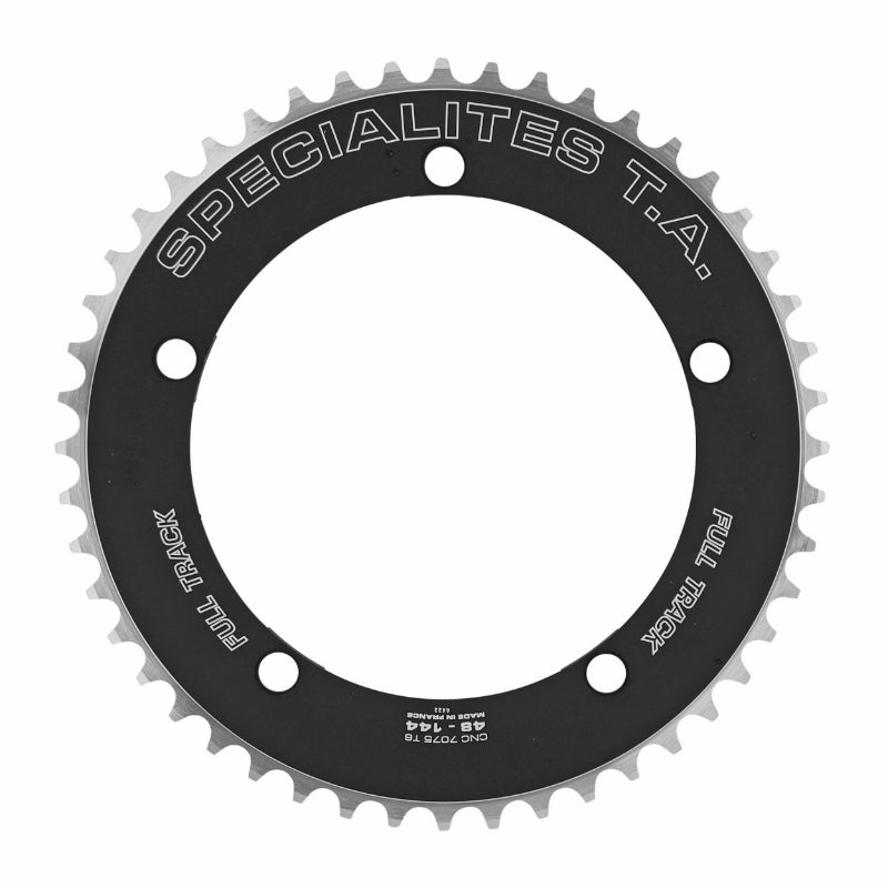 Plateau piste TA Full Track 5 br. 144 mm noir chaîne 1/8" – 48 dents