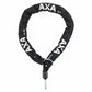 Antivol chaîne à boucle AXA ULC Plug pour fer à cheval Ø 5,5 mm 1 m gris – vue 3