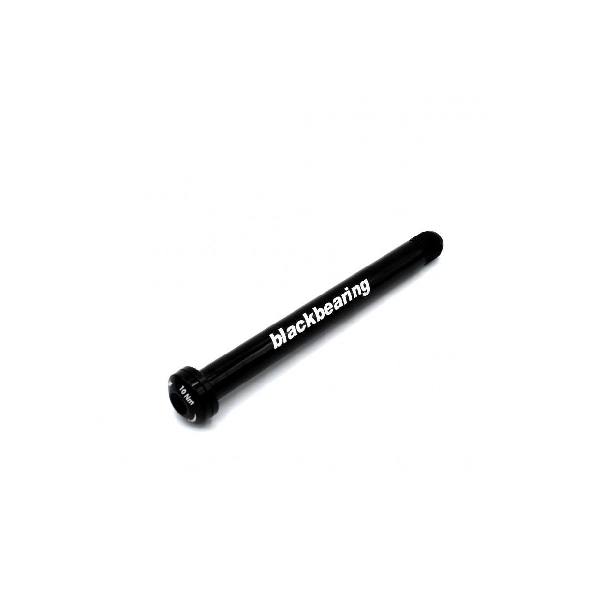 Axe de roue avant traversant BLACKBEARING – F12.3 – 122 mm – M12 x 1 – filetage 15 mm