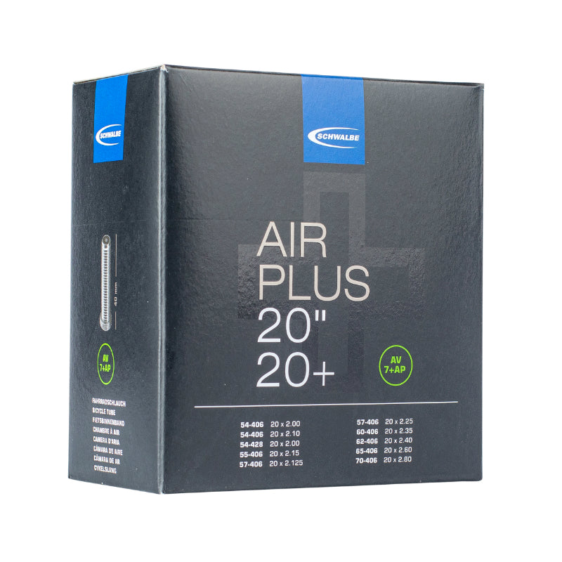 Chambre à air 20 x 2,80 fatbike Schwalbe valve Schrader (AV7+AP)