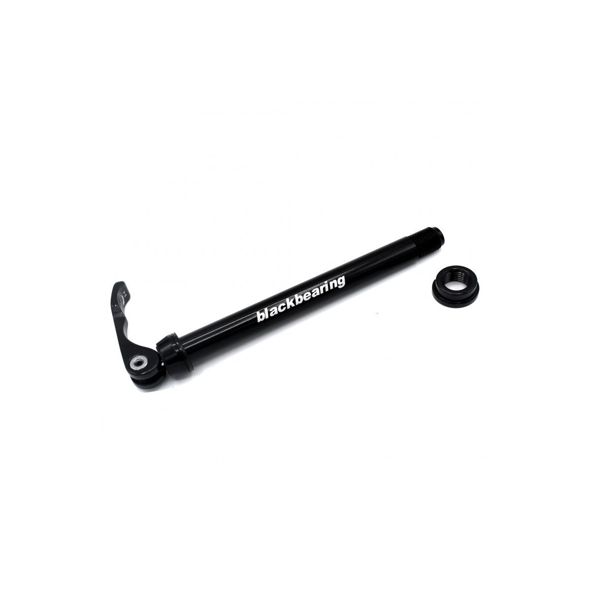 Axe de roue avant traversant à levier rapide BLACKBEARING – F15.4 – 145 mm – M15 x 1,5 – filetage 16 mm (FOX)