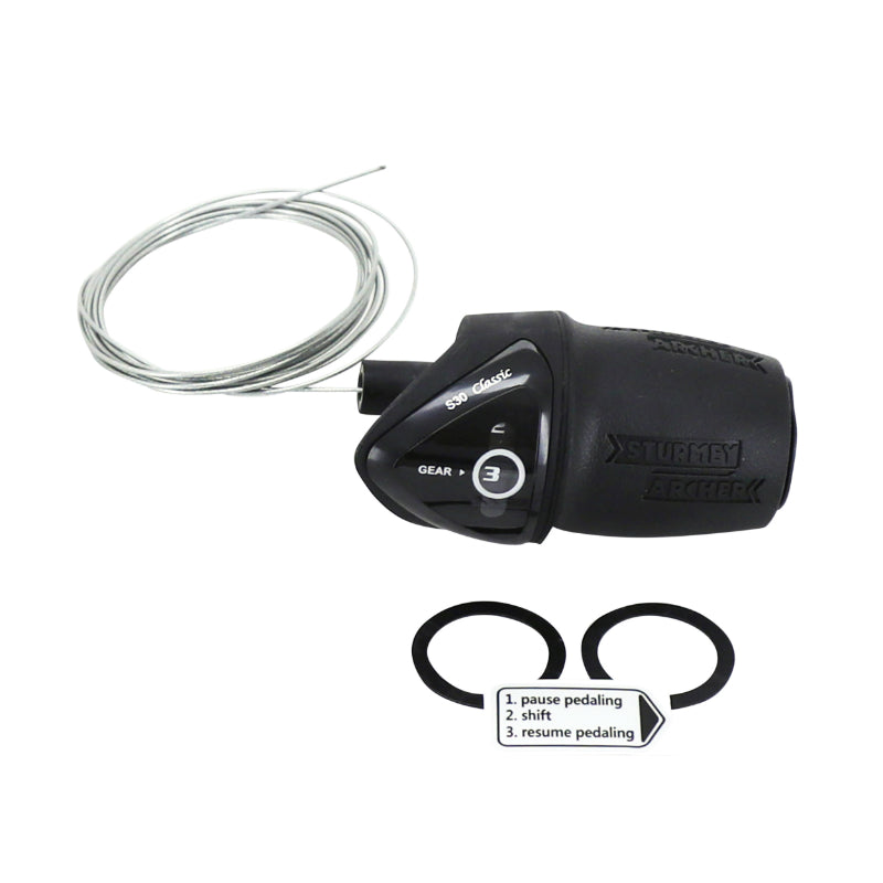 Manette tournante city Sturmey Archer 3 vitesses TSS33